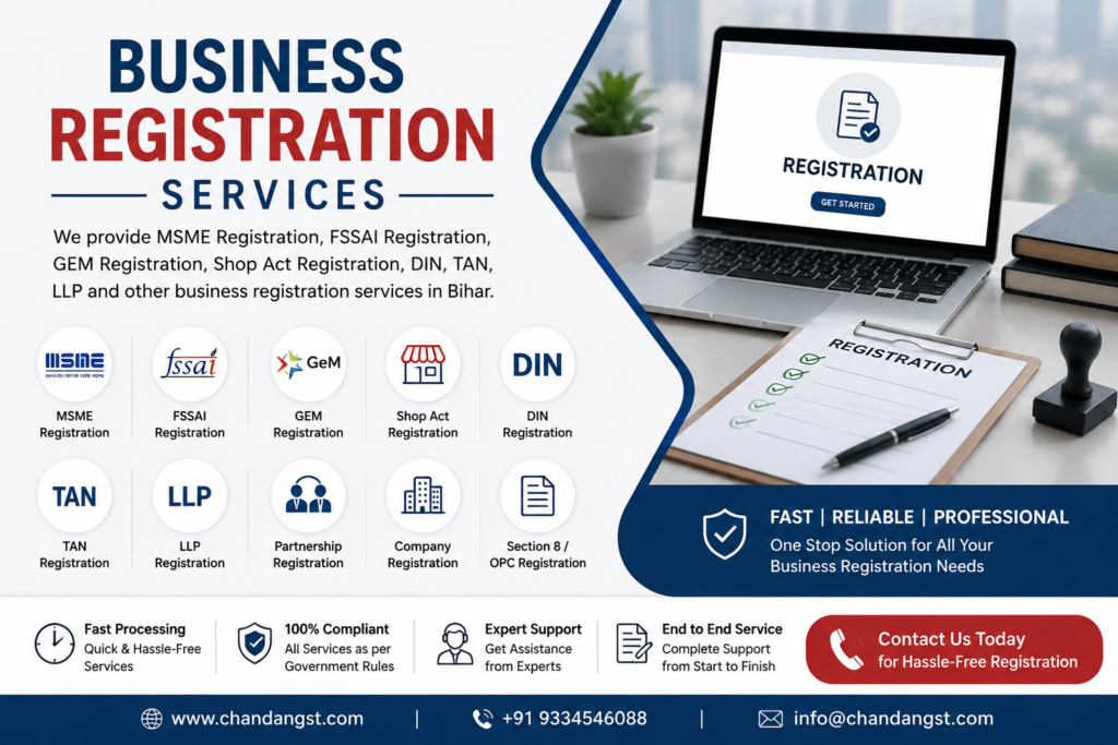 Business Registration Services Bihar